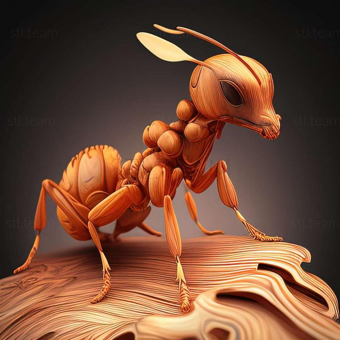 3D модель Lasius lasioides (STL)